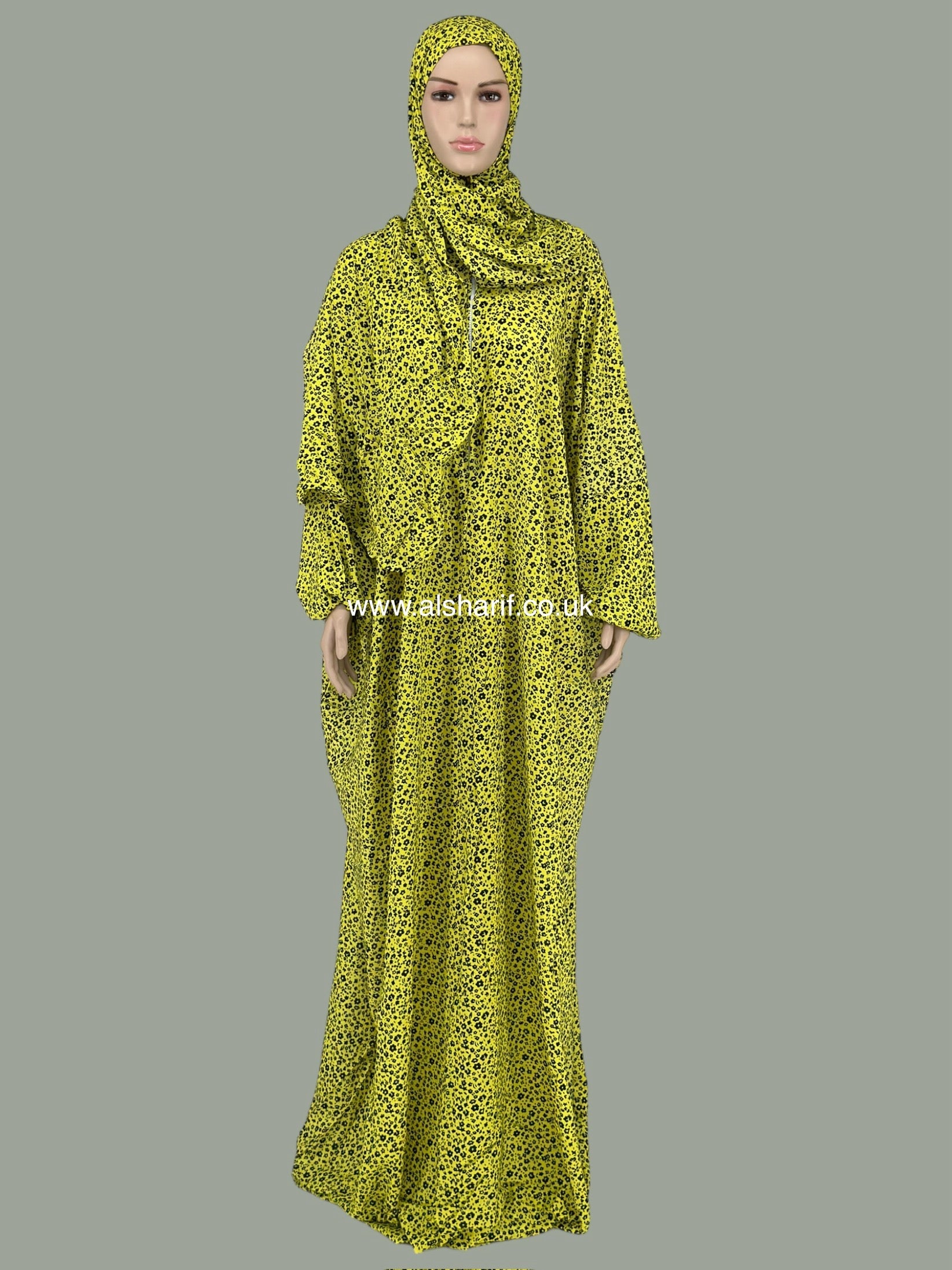 Prayer Dress With Attached Hijab - PD48