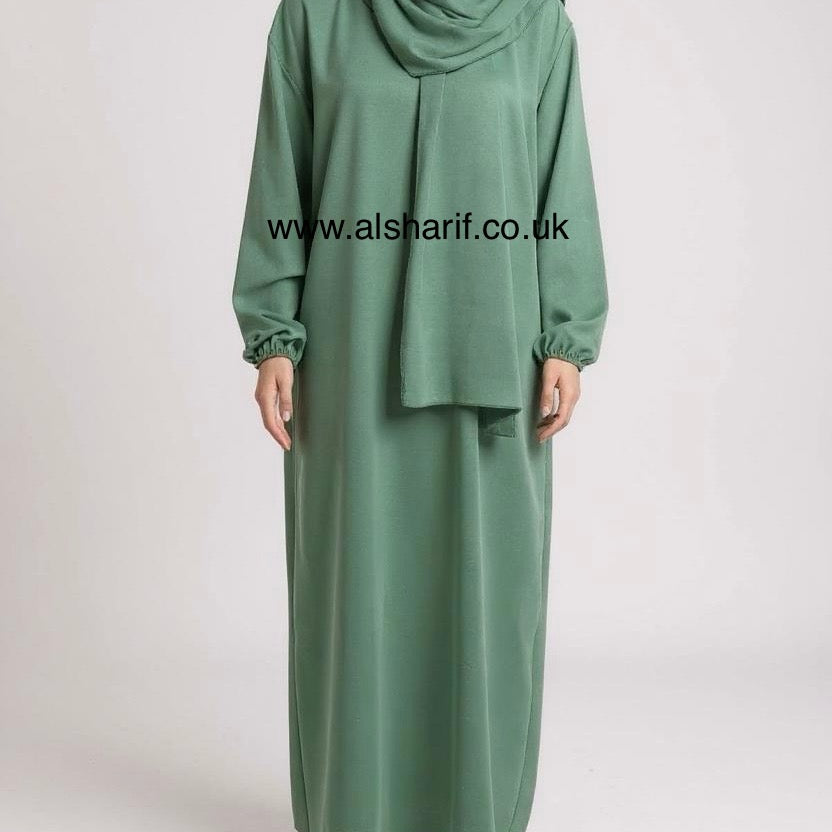 Abaya With Attached Hijab