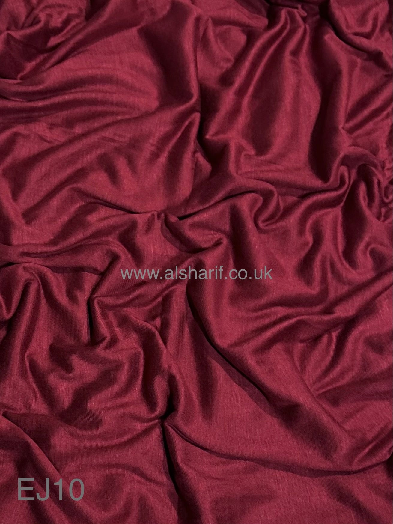 Emirati Jersey Hijab Burgundy Maroon