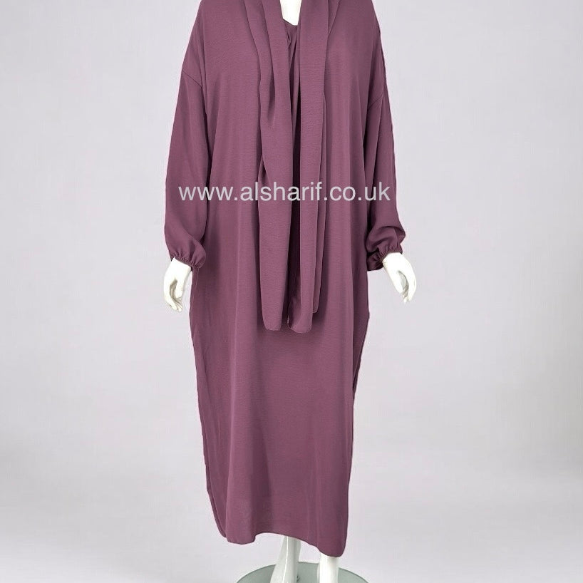 Abaya With Attached Hijab