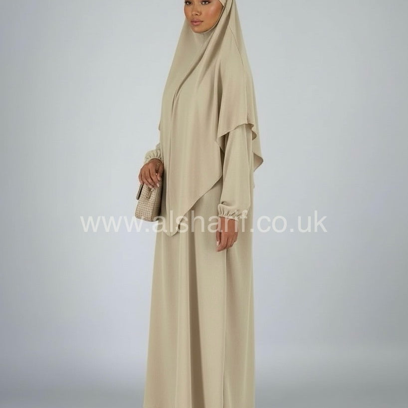 2 Piece Jilbab Abaya + Khimar
