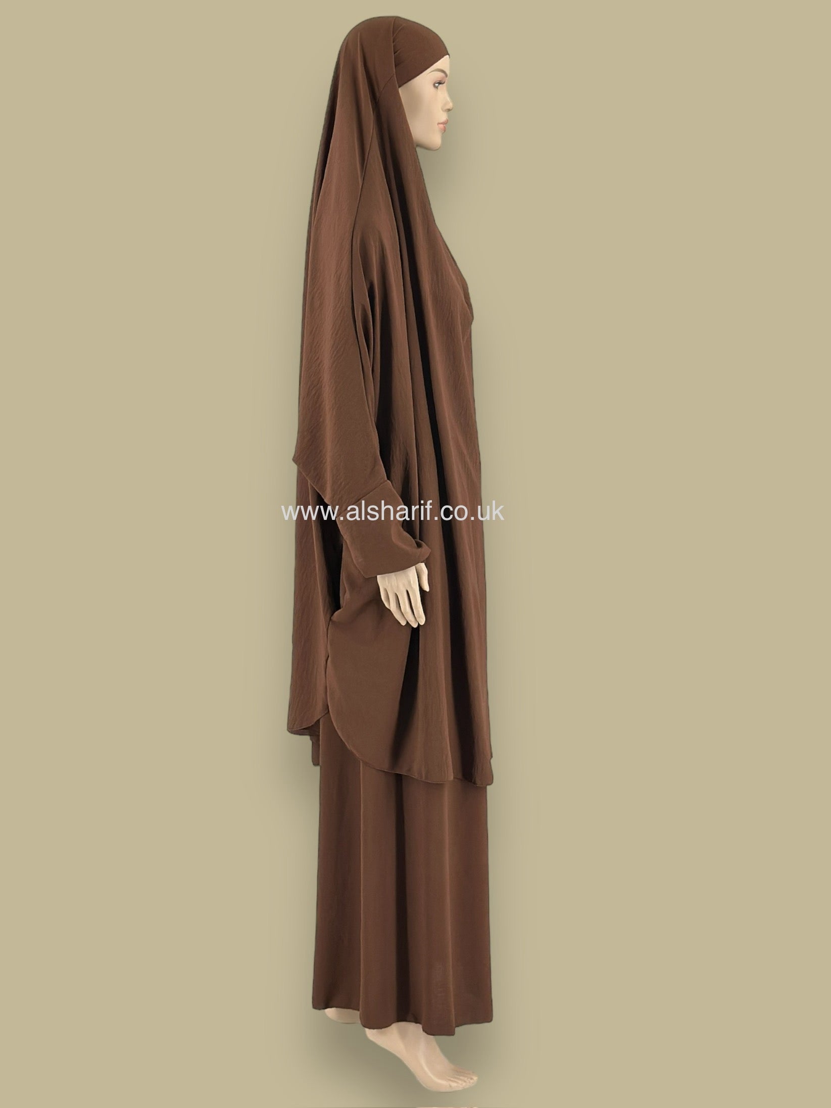 2 Piece Jilbab Set Skirt + Khimar -AB106