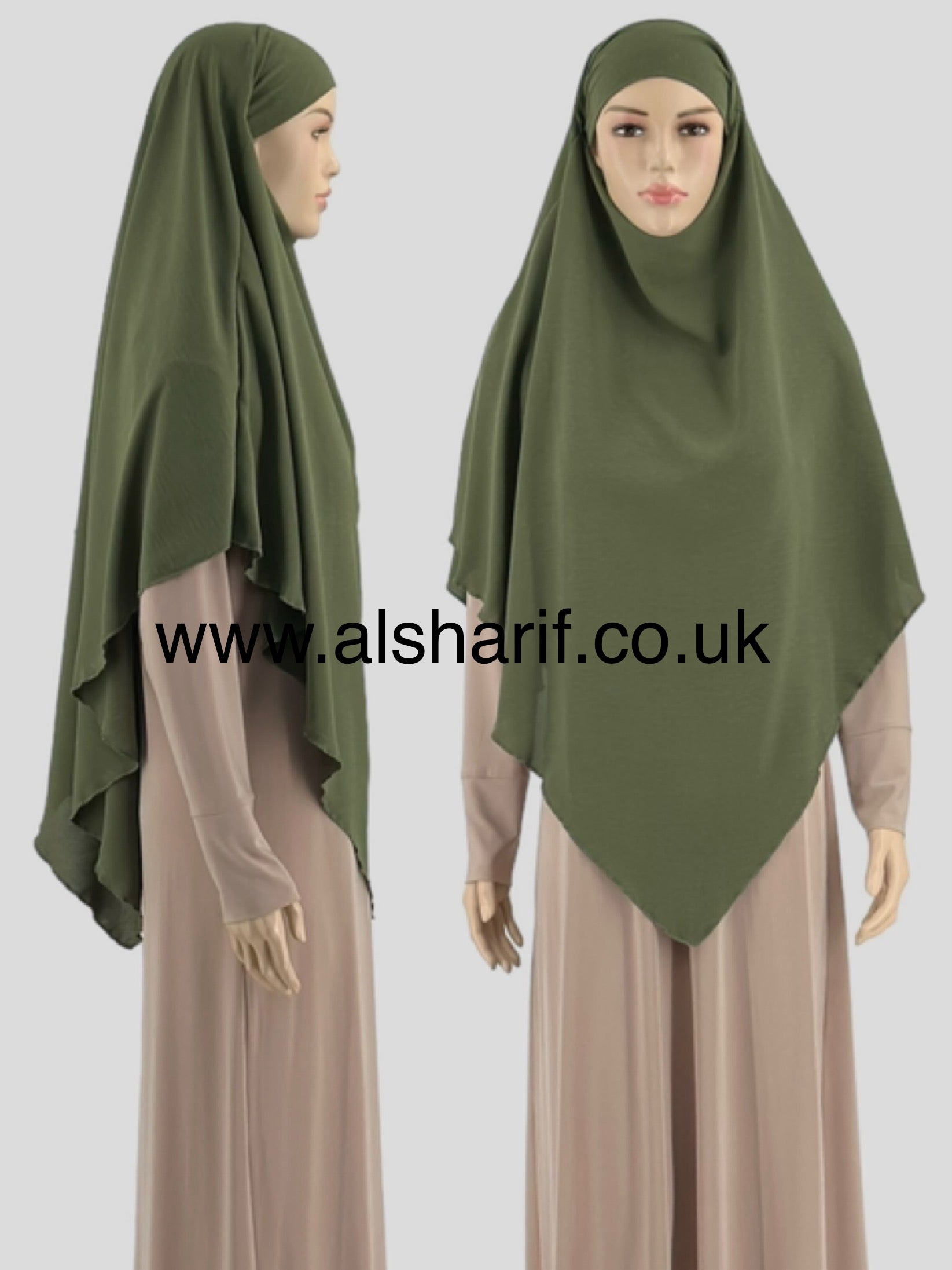 Soft Crepe Khimar Hijab - KPS4