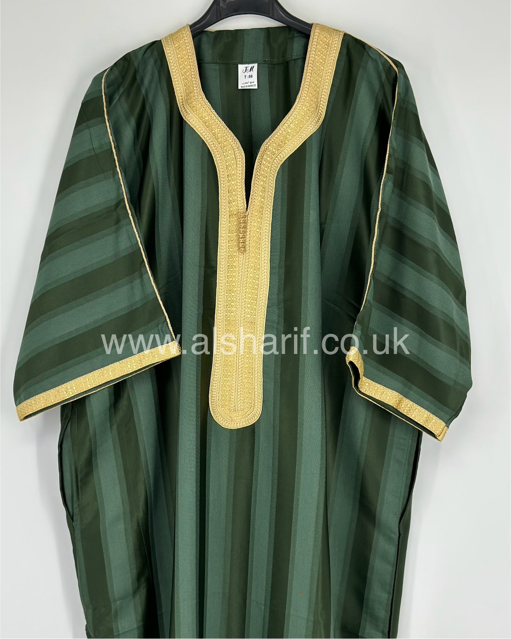 Green Moroccan Thobe Jubba Gandoura