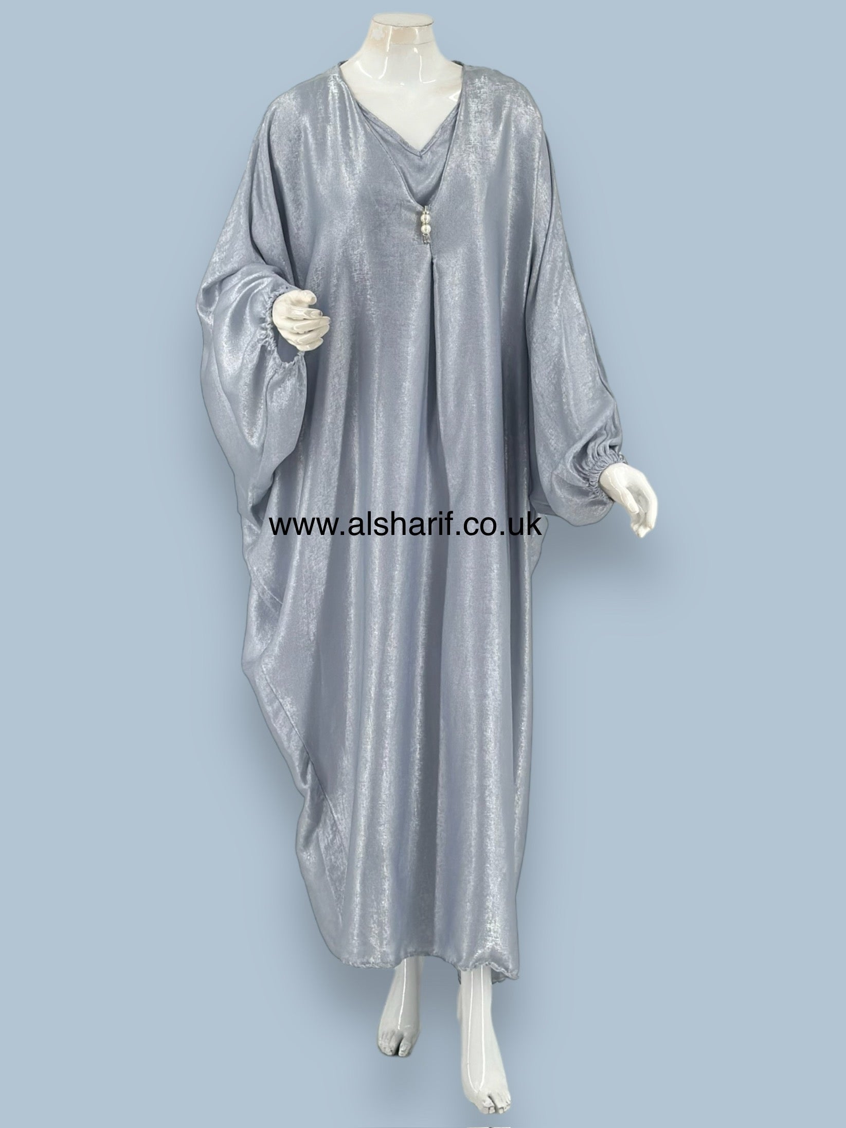 Shimmer Batwing Kaftan Dress - KD127