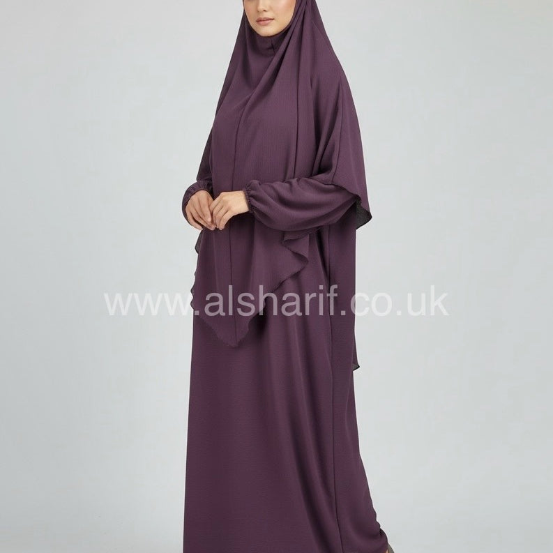2 Piece Jilbab Abaya + Khimar