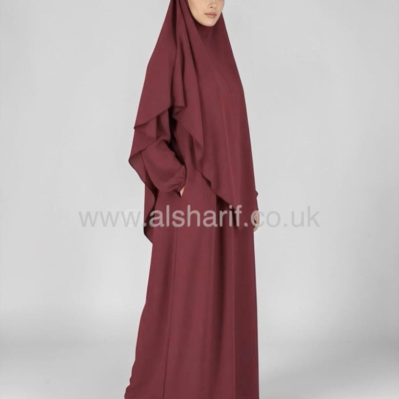 2 Piece Jilbab Abaya + Khimar