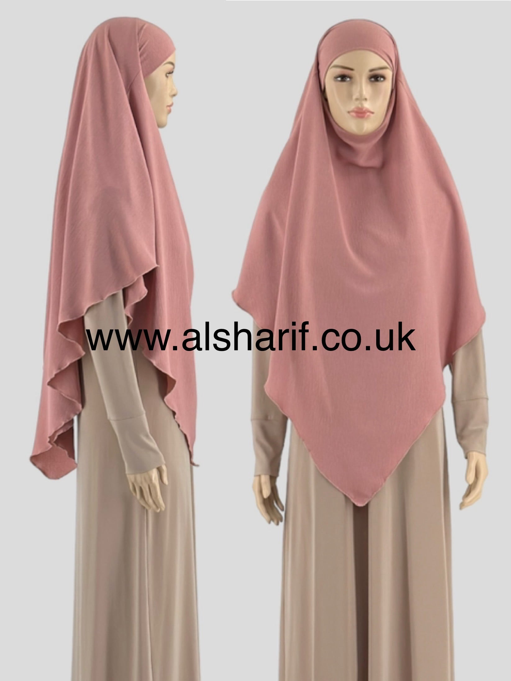 Soft Crepe Khimar Hijab - KPS7