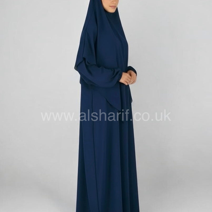 2 Piece Jilbab Abaya + Khimar