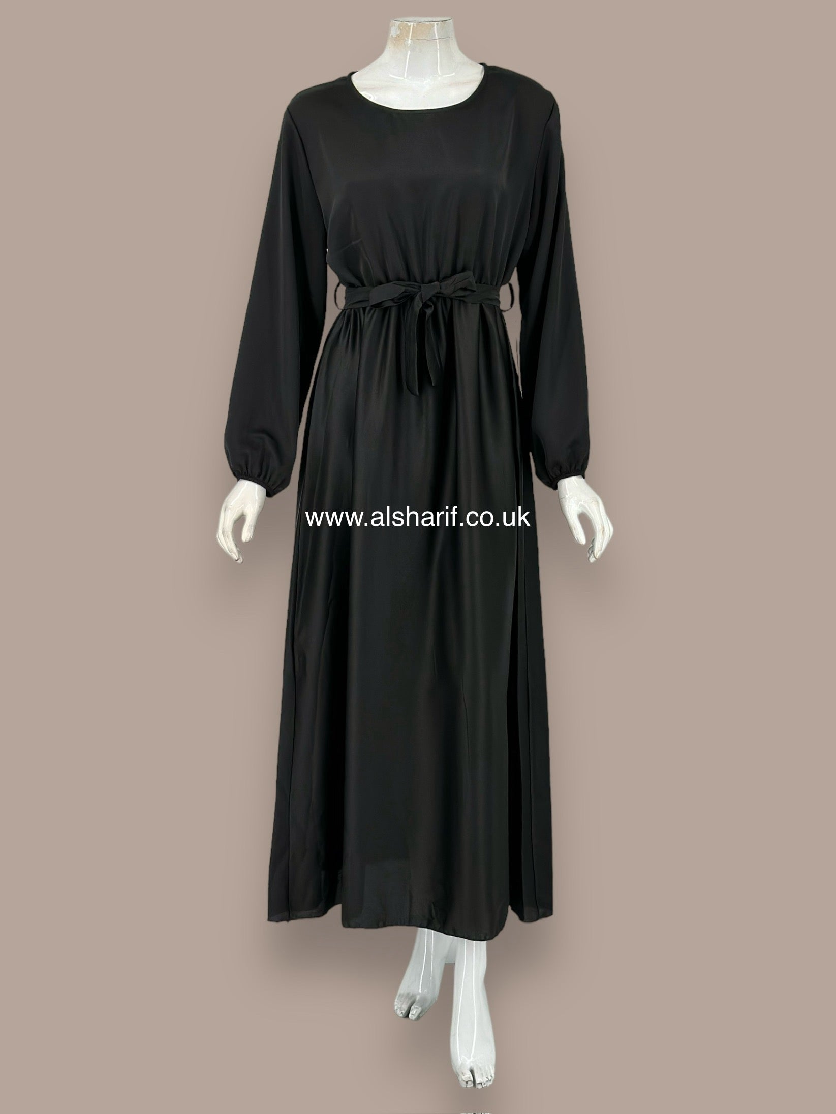 Satin Abaya Dress - AD155