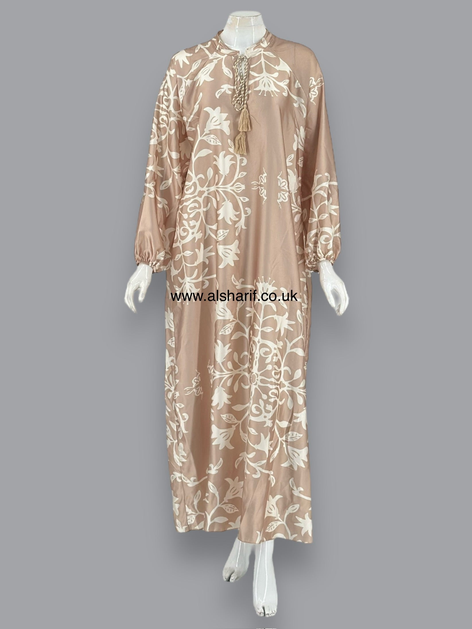 Silk Print Dress - D146