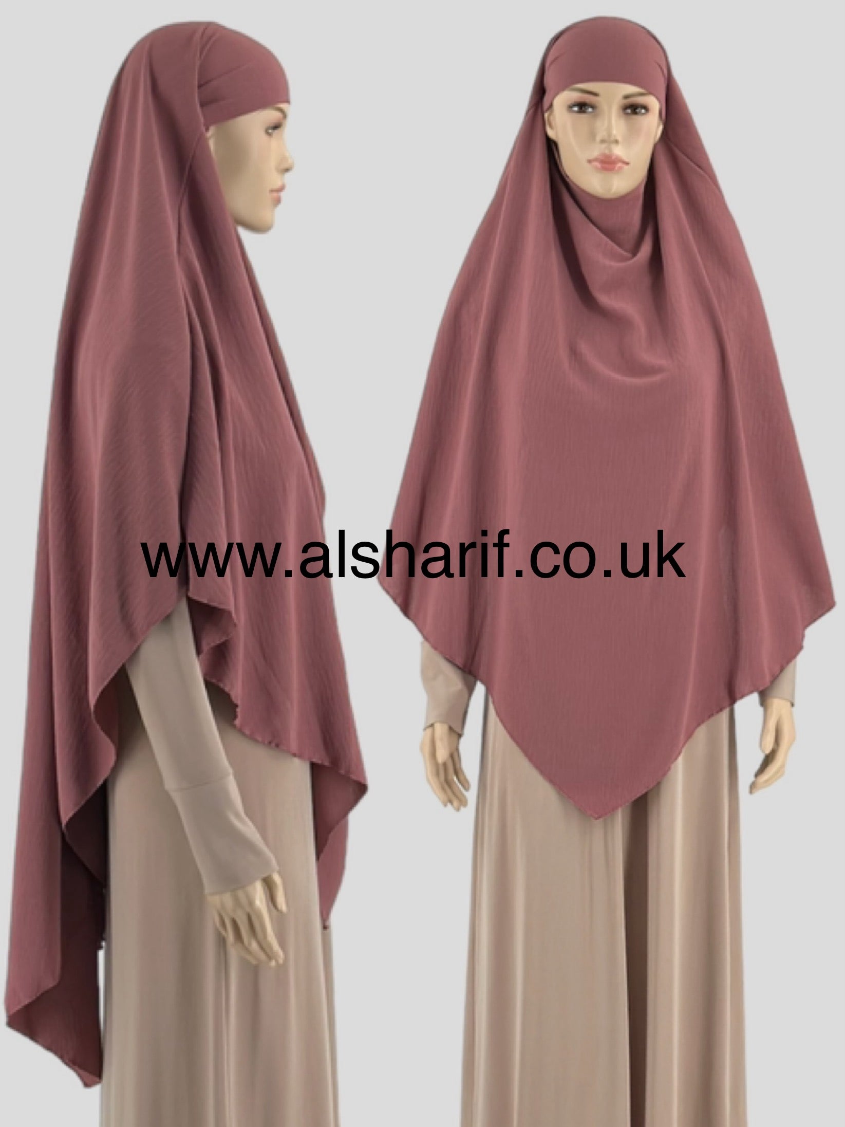 Soft Crepe Khimar Hijab - KPL9