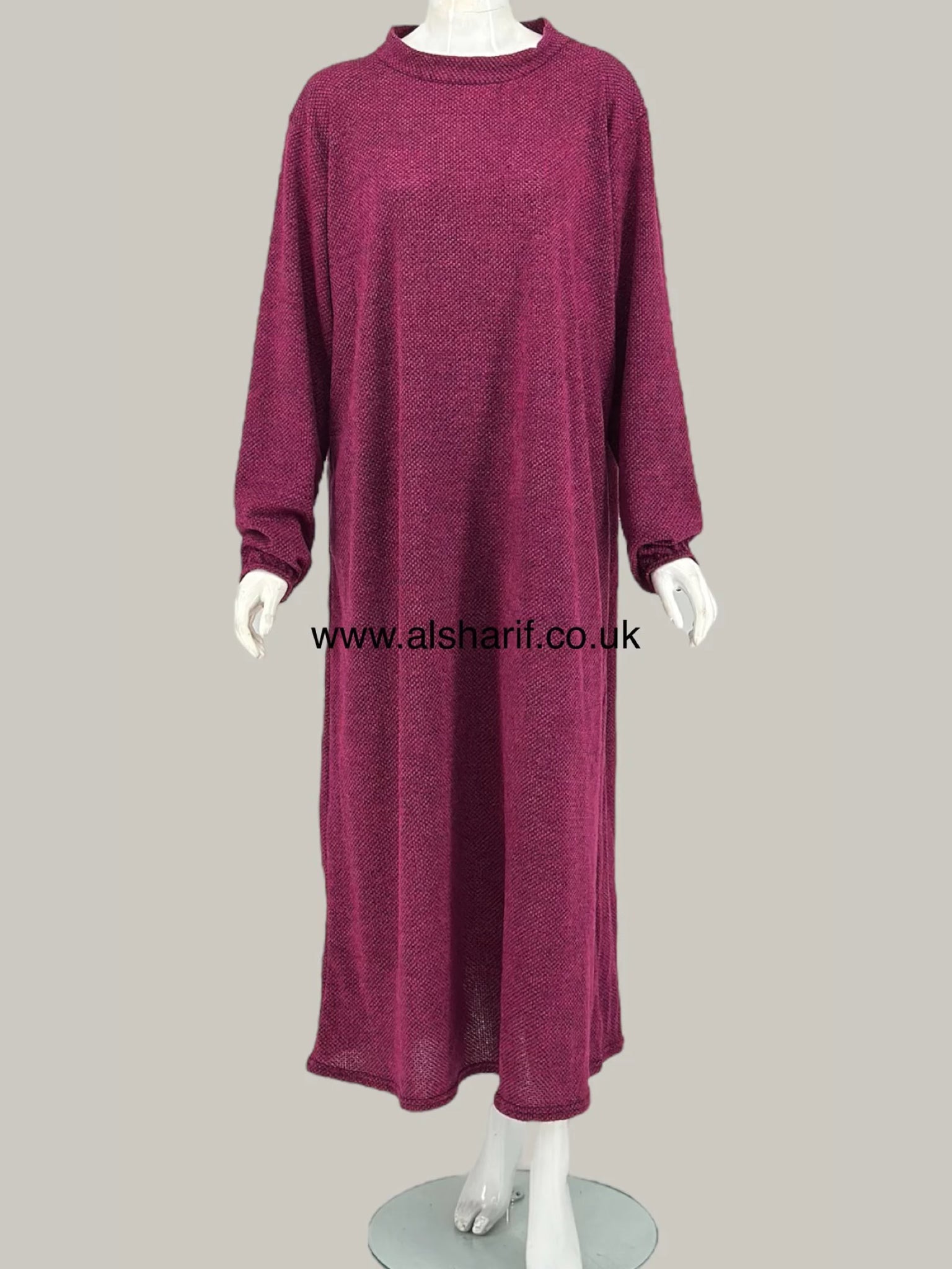 Winter Abaya Dress With Scarf - AD8