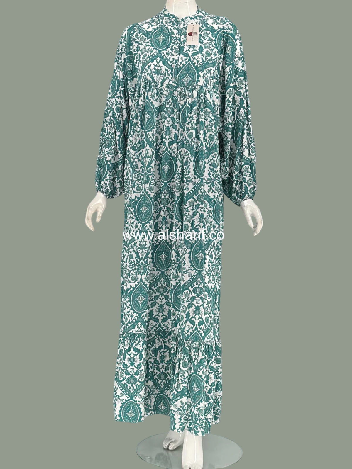 Cotton Tiered Maxi Dress - D49