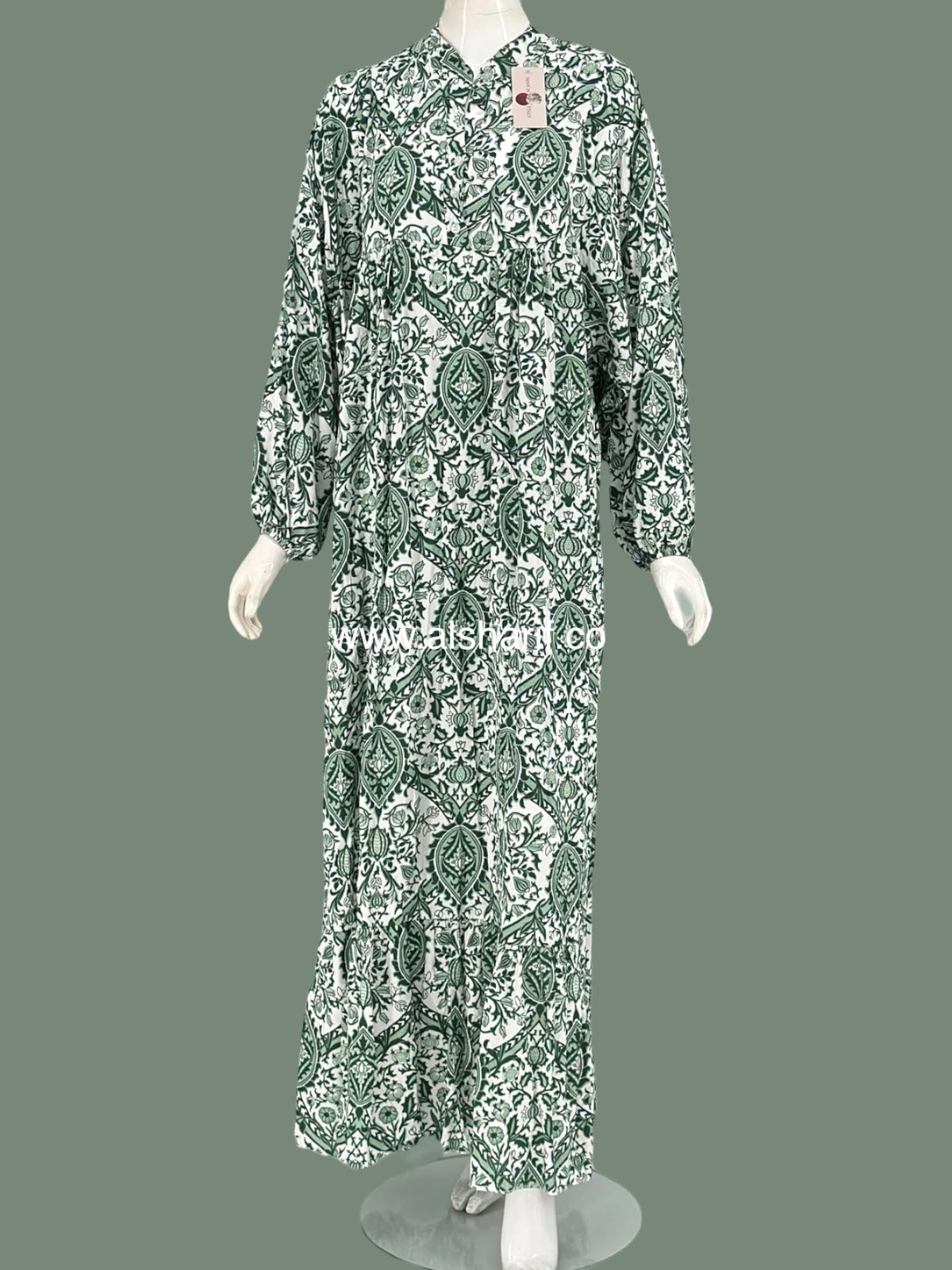 Cotton Tiered Maxi Dress - D49