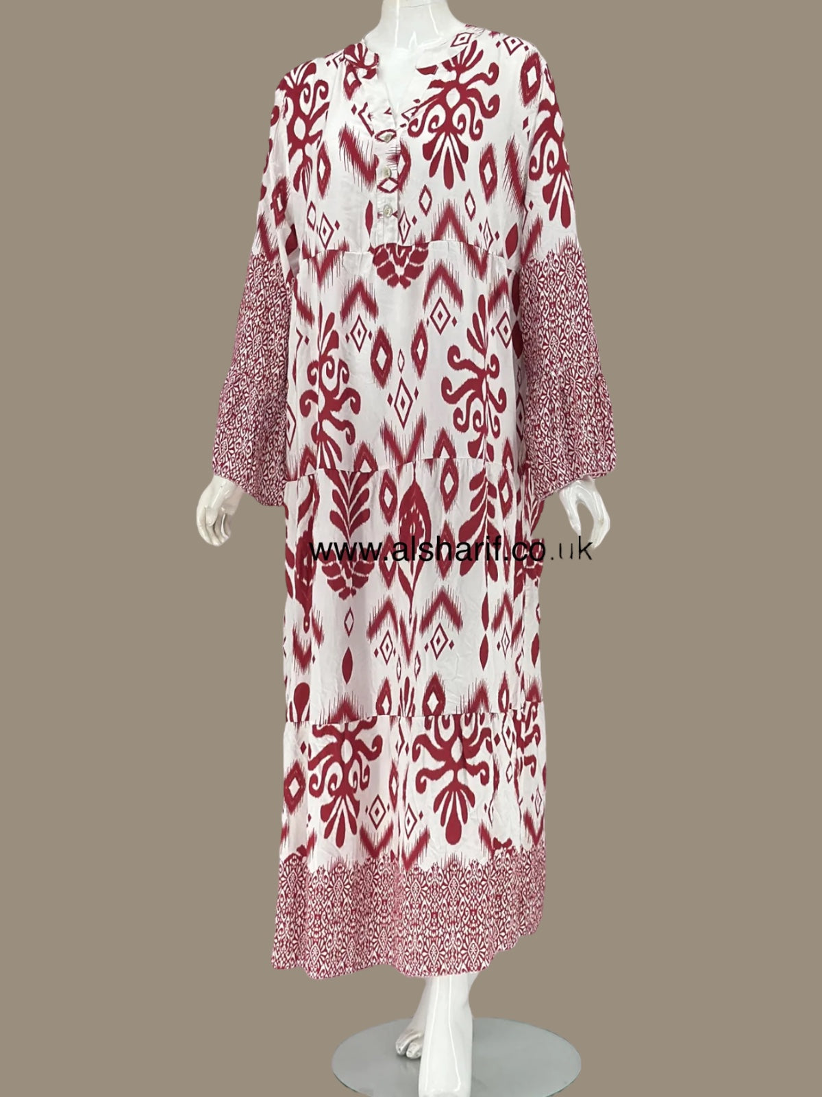Cotton Tiered Maxi Dress - D50