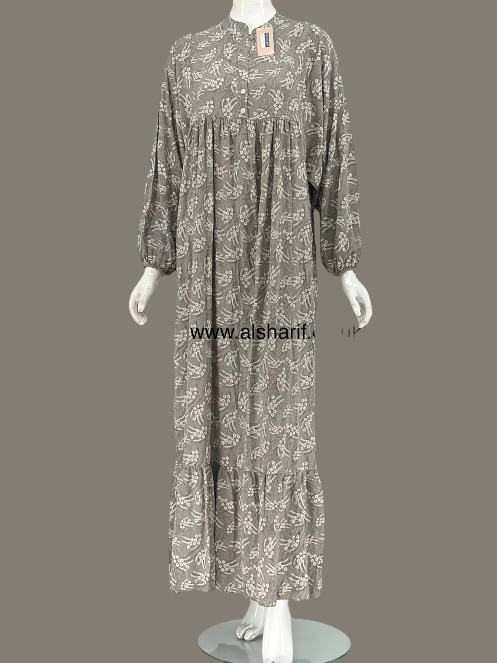 Cotton Tiered Maxi Dress - D54