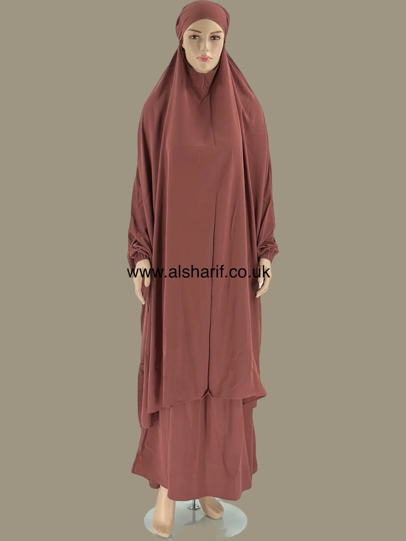 Two Piece Jilbab Set Skirt + Khimar - AB68