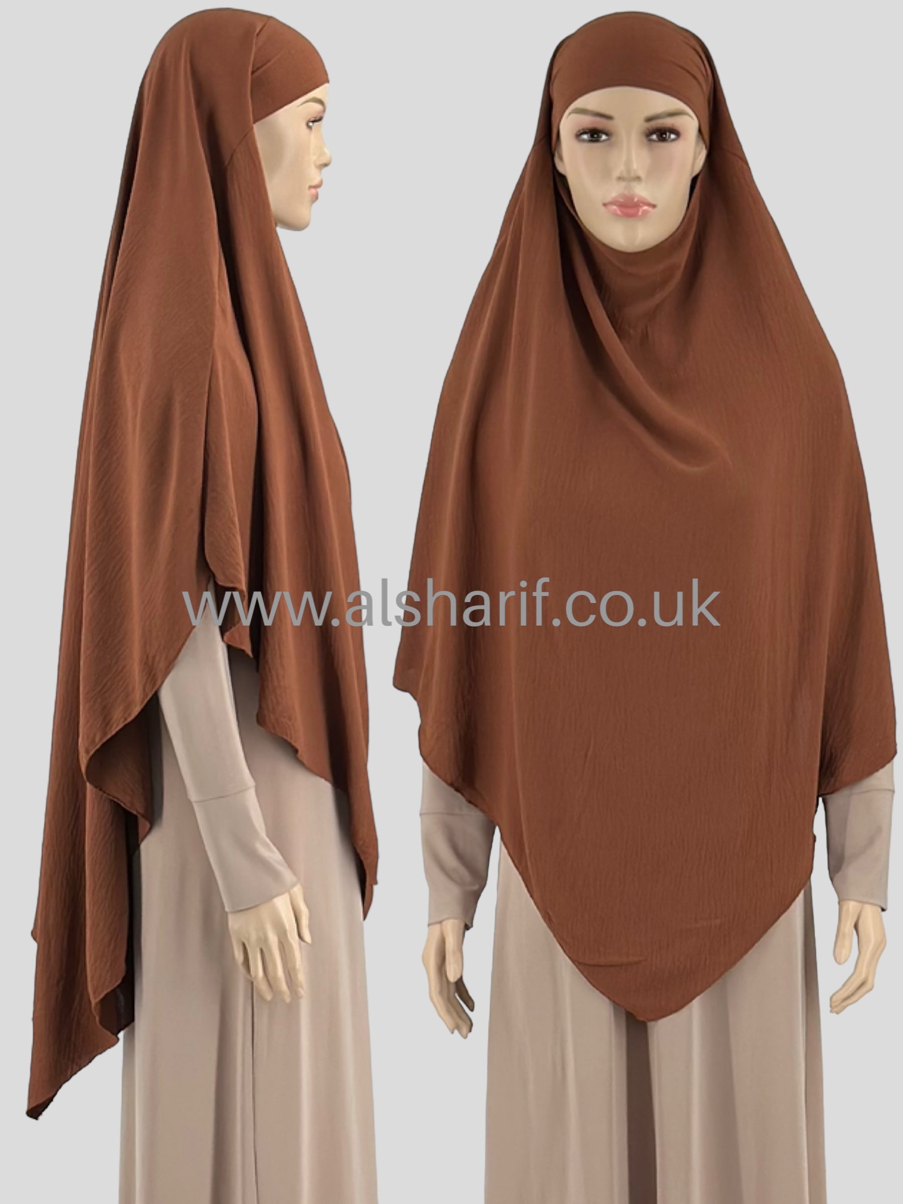 Soft Crepe Khimar Hijab - KPL4
