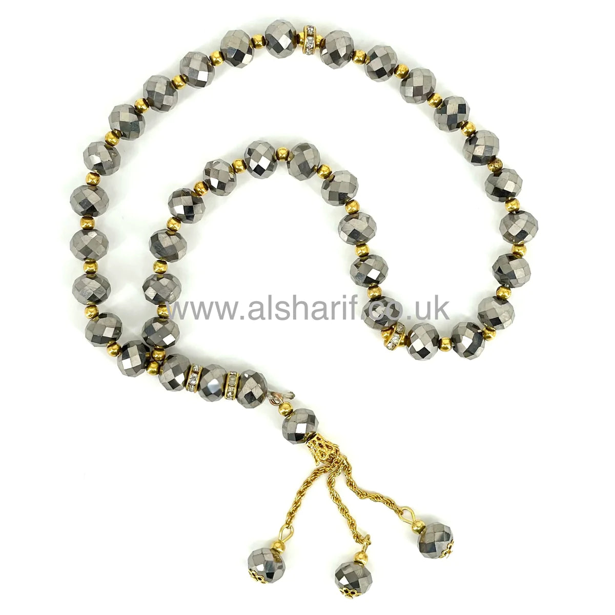 Crystal Tasbeeh 33 Beads 1#Silver