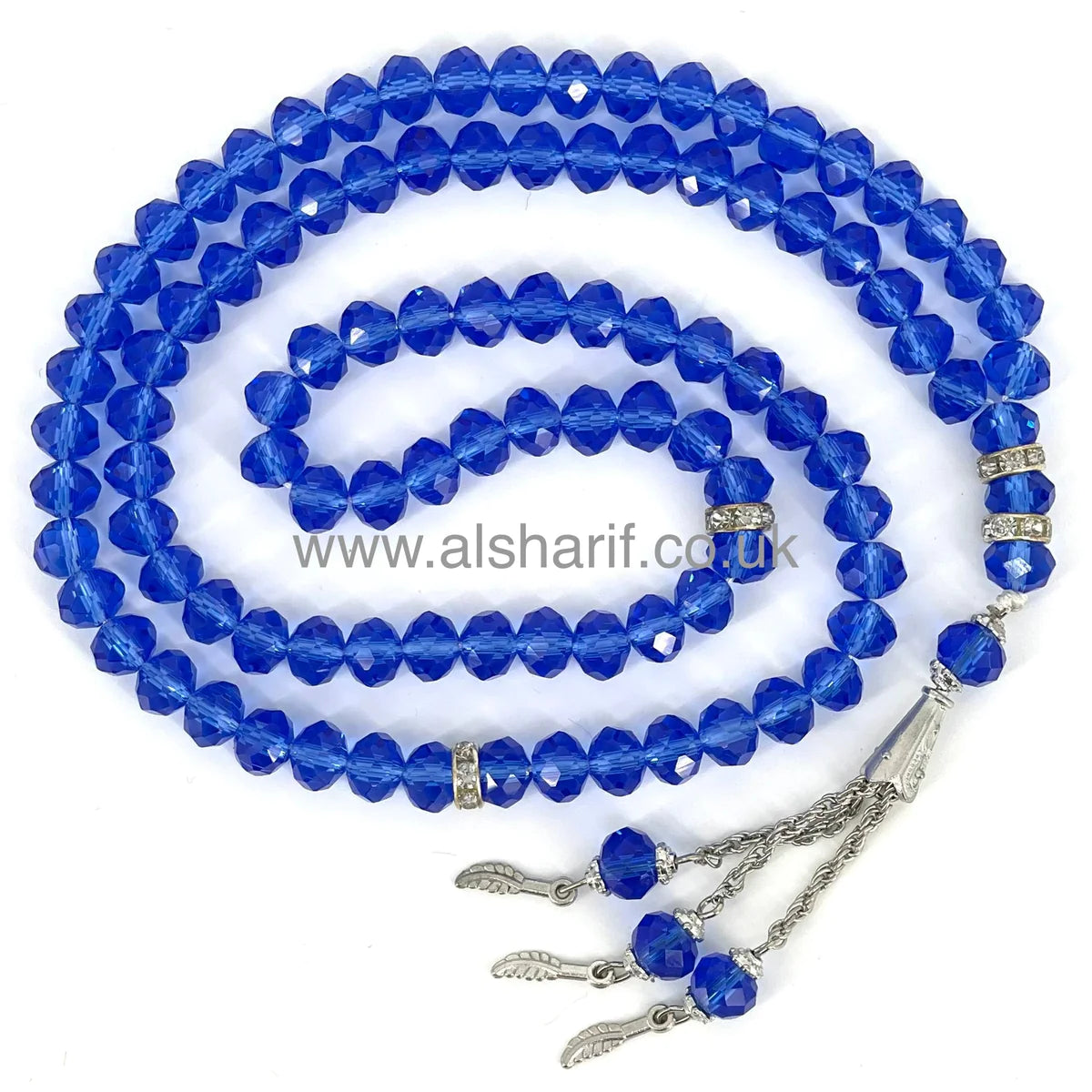Crystal Tasbeeh 99 Beads 2#Blue