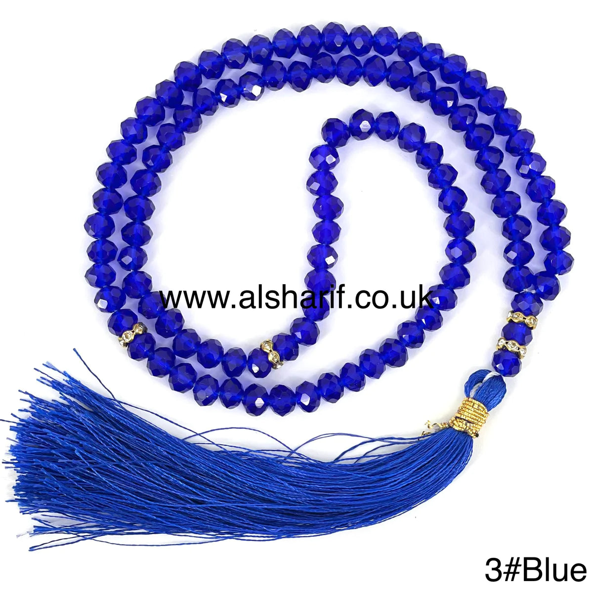 Crystal Tasbeeh 99 Beads 3#Blue