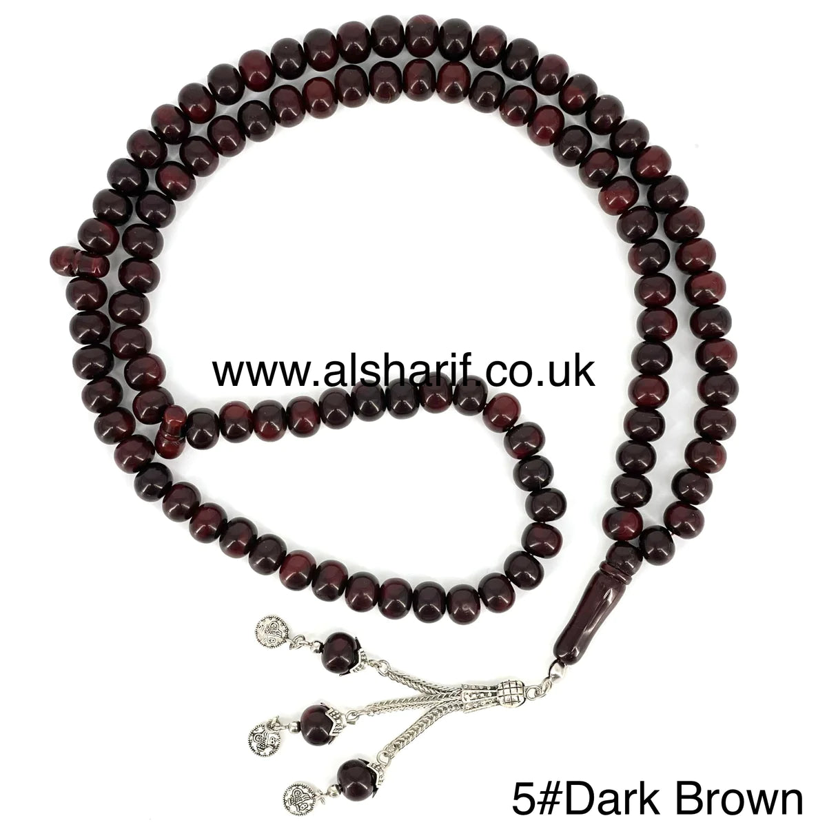 Tasbeeh 99 Beads 5#Dark Brown