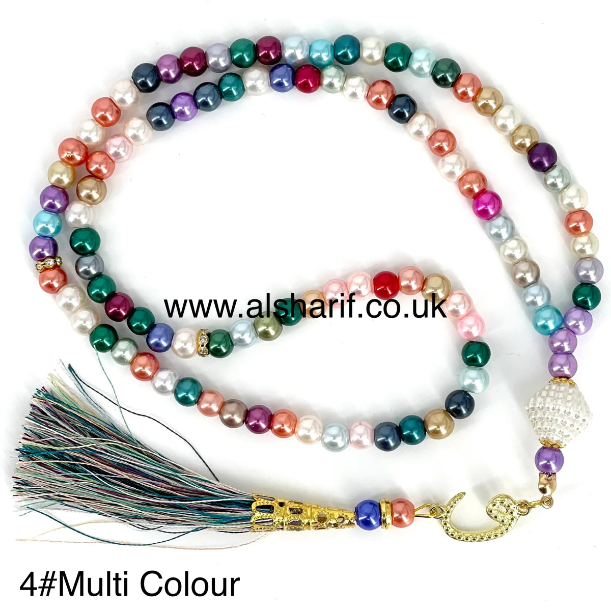 Tasbeeh 99 Beads 4#Multi Colour