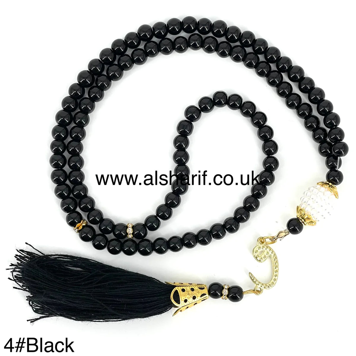 Tasbeeh 99 Beads 4#Black