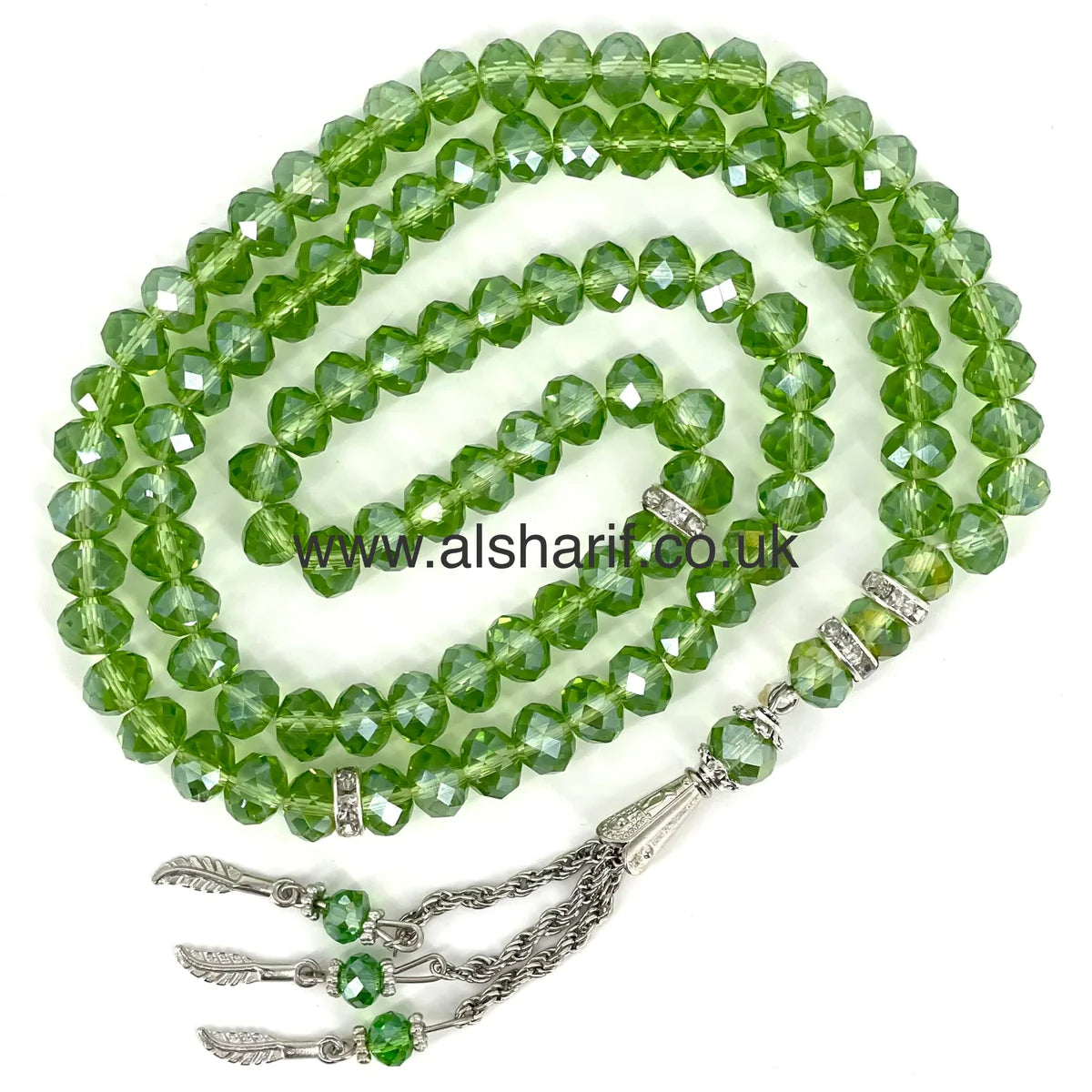 Crystal Tasbeeh 99 Beads 2#Light Green