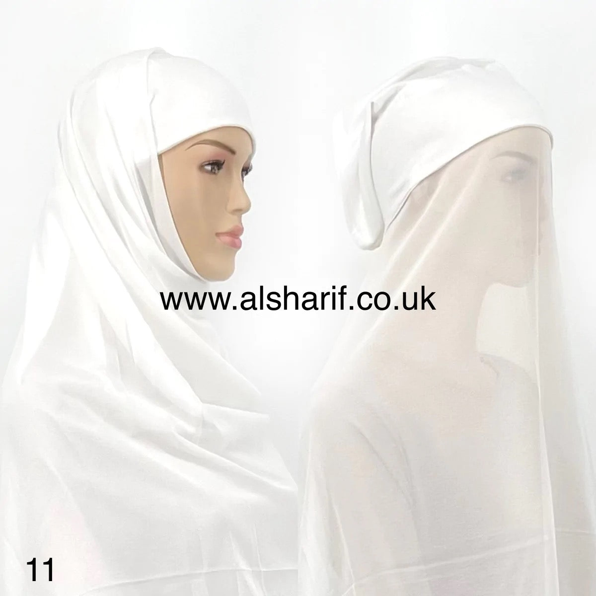 Instant Chiffon Hijab 11 (Off White)