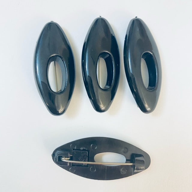 Pack of 4 Black Hijab Safety Pins #7 - AL SHARIF STORE