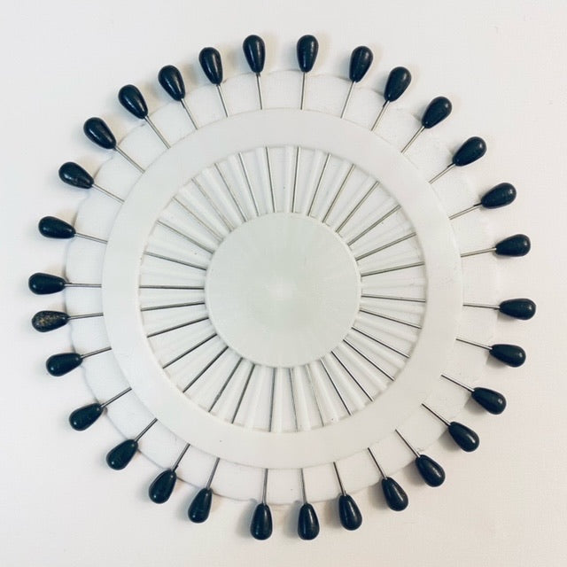 Set of 30 Black Hijab Pins 5.5cm Long #11 - AL SHARIF STORE