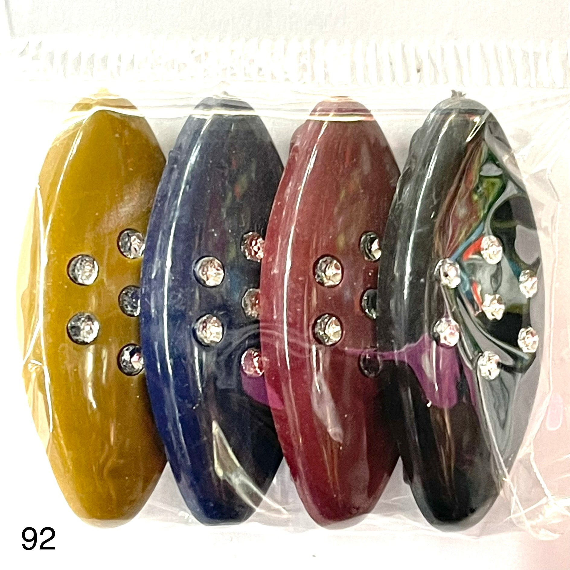 Pack of 4 Black Hijab Safety Pins #92 - AL SHARIF STORE