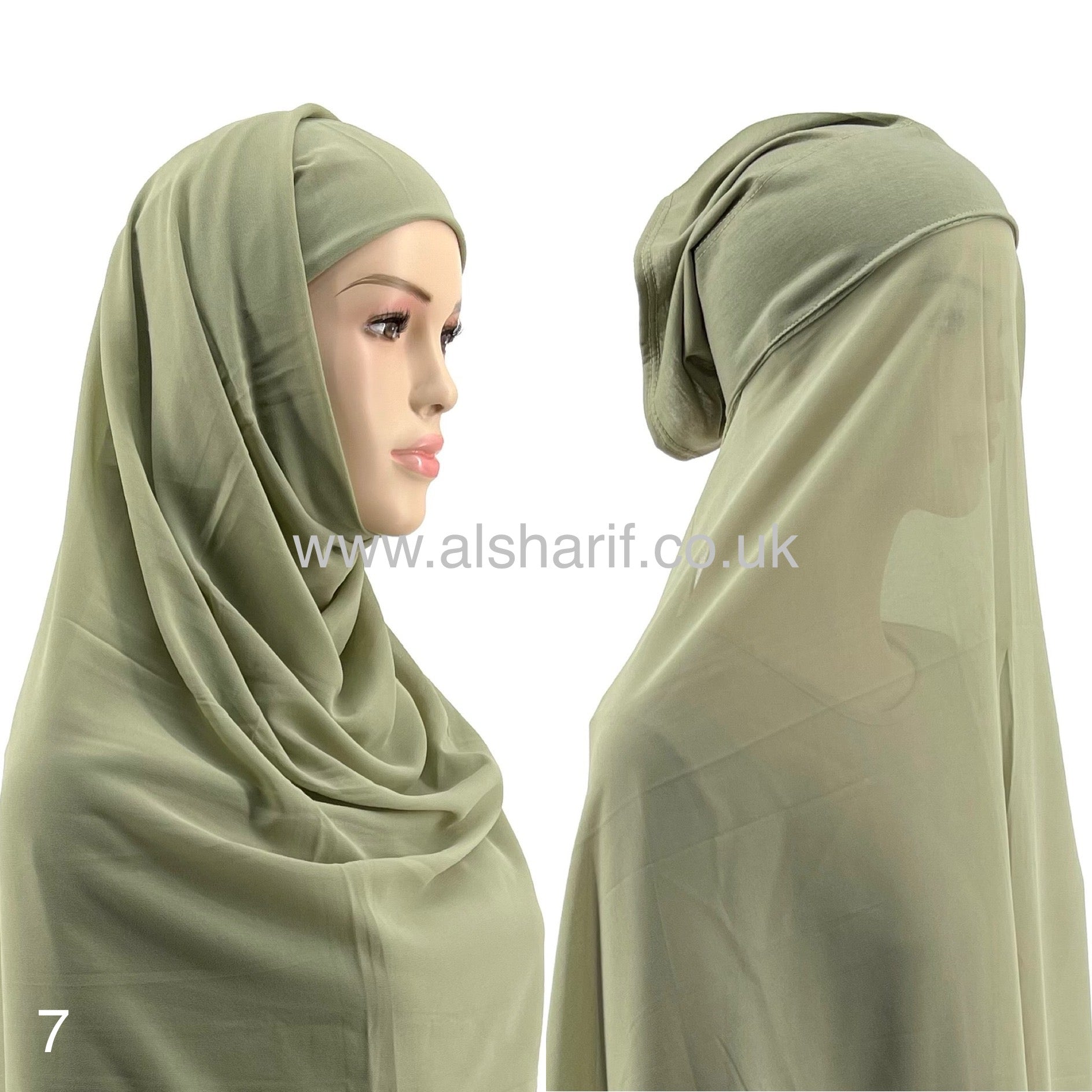 Instant Chiffon Hijab 7
