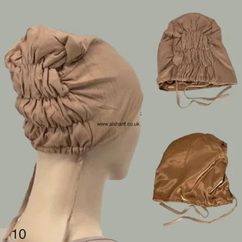 SATIN LINED UNDER CAP £4.50