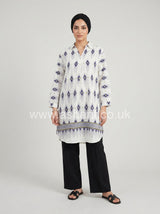Geometric Print Wide Tunic Top