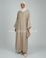 Wide Satin Abaya