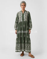 Printed Tiered Summer Maxi Dress