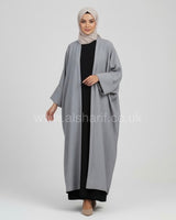 Wide Crepe Cardigan