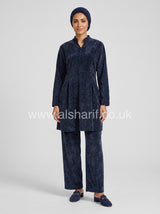 2 Piece Velvet Pleated Co-Ord Trouser Set with Belt