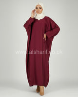 Wide Satin Abaya