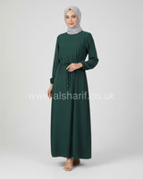 Premium Plain Satin Abaya Dress