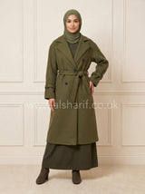 Elegant Belted Trench Coat