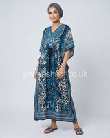 Summer Printed Kaftan Dress