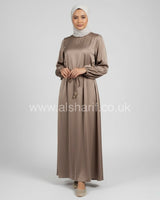 Satin Abaya Dress