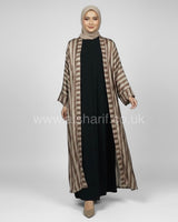 Satin Cardigan Open Abaya