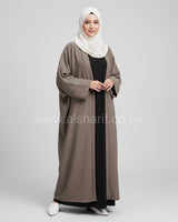 Wide Crepe Cardigan