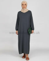 Plain Closed Crepe Abaya