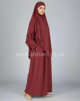 2 Piece Jilbab Abaya + Khimar
